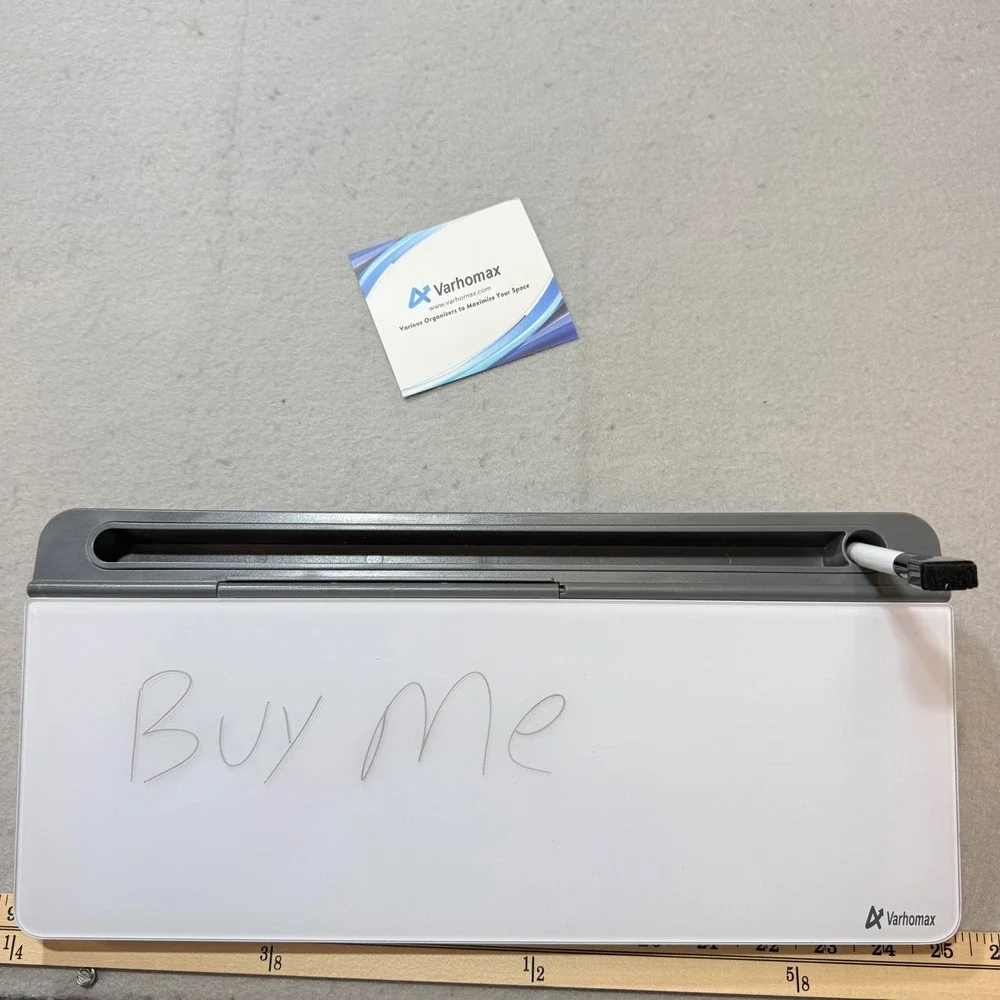 Varhomax Whiteboard with Organizer Tray and Marker Mount Message Board‎